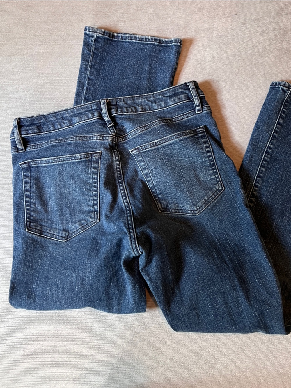 Frame Denim Women's Dark Blue Le Crop Mini Boot Sz 27 - Picture 3 of 7